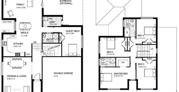 Pictures Of House Designs and Floor Plans Two Storey House Design with Floor Plan Modern House