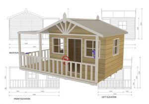 Placement Plans Children039s Homes 59 Kids Cubby House Plans Redwood Lodge Cubby House