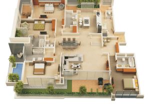 Plan 3d Online Home Design Free 3d Home Plans Smalltowndjs Com