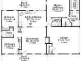 Plan for00 Sq Ft Home Country Style House Plan 3 Beds 2 00 Baths 1492 Sq Ft