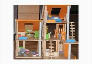 Plan toy Chalet Doll House with Furniture Plan toys Chalet Doll House Furniture Dolls