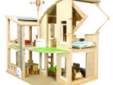 Plan toys Doll Houses Plan toys Green Dolls 39 House with Furniture