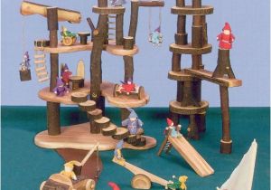 Plan toys Tree House Tree House toys Tree Blocks and Branch Swings Tree