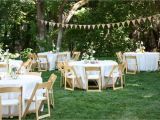 Planning An Outdoor Wedding at Home Backyard Wedding Reception Decoration Ideas Wedding