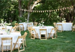 Planning An Outdoor Wedding at Home Backyard Wedding Reception Decoration Ideas Wedding