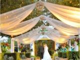 Planning An Outdoor Wedding at Home Outdoor Reception Ideas Design with Small Lamps for