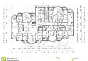Planning for House Construction Floor Architectural Construction Plan Royalty Free Stock
