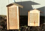 Plans for Building A Mason Bee House Mason Bee Nest Plans