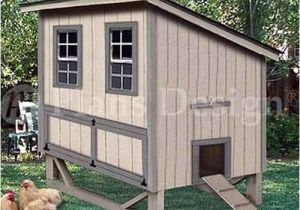 Plans for Chicken Coops Hen Houses 4 39 X6 39 Modern Style Chicken Hen House Coop Plans