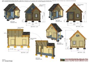 Plans for Dog House with Insulation Home Garden Plans Dh300 Insulated Dog House Plans
