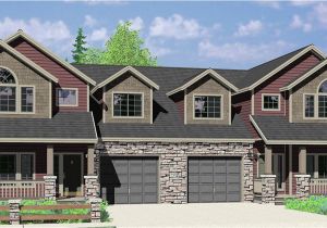 Plans for Duplex Homes Multi Family Craftsman House Plans for Homes Built In