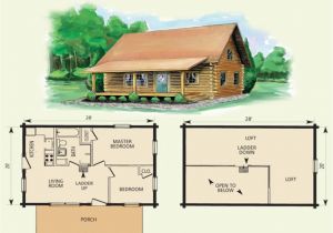 Plans for Homes Free Log Cabin House Plans with Porches