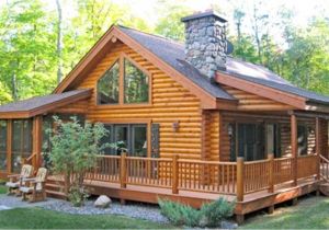 Plans for Log Cabin Homes Log Cabin House Plans Wrap Around Porch Escortsea