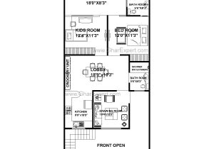 Plot Plans for My House 20 X 50 Square Feet House Plans Beautiful House Plan for