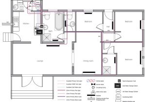 Plumbing Plan for A House Plumbing and Piping Plans solution Conceptdraw Com