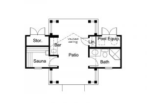 Pool House Floor Plans with Bathroom House Plans with Pool Bath