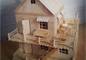 Popsicle Stick House Plans Free Popsicle Stick Model House Plans