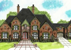 Porte Cochere Home Plans European House Plan with Porte Cochere 13499by
