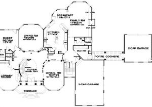 Porte Cochere Home Plans Spacious European House Plan with Porte Cochere 13453by