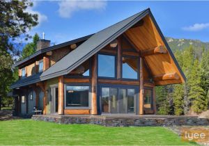 Post and Beam Log Home Plans Log Post and Beam