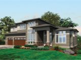 Prarie House Plans Contemporary Prairie with Daylight Basement 69105am