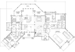 Precision Log Home Floor Plans Blue Ridge Log Home Floor Plan