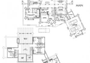 Precision Log Home Floor Plans Peaks Lodge Log Home Floor Plan