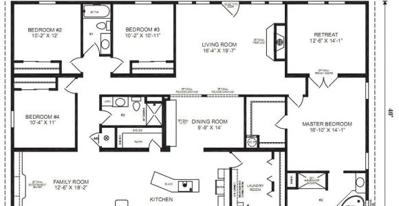 Prefab Home Floor Plans Modular Home Plans 4 Bedrooms Mobile Homes Ideas