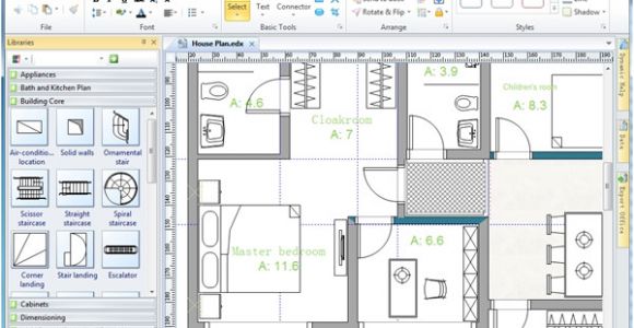 Program to Make House Plans 28 Home Drawing software Architecture Floor Plan Used with