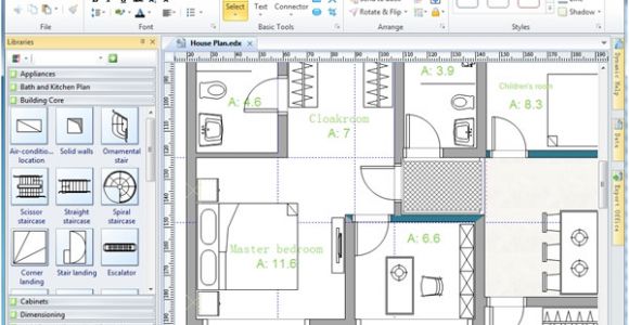 Program to Make House Plans 28 Home Drawing software Architecture Floor Plan Used with