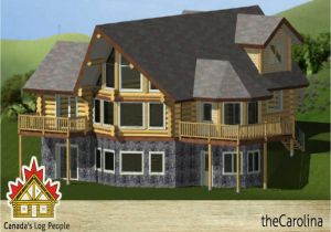 Prow Front Home Plans Log Home Basements Prow Front Log Home House Plans