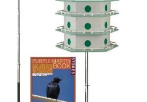 Purple Martin House Pole Plans Heath 18 Room Deluxe Purple Martin House 15ft Pole Ebay