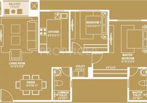 Queensgate Homes Floor Plan 1210 Sq Ft 2 Bhk 2t Apartment for Sale In House Of