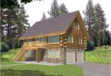 Raised House Plans with Garage Underneath Leverette Raised Log Cabin Home Plan 088d 0048 House