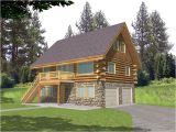 Raised House Plans with Garage Underneath Leverette Raised Log Cabin Home Plan 088d 0048 House
