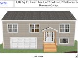 Raised Ranch Home Plans Raised Ranch House Plans fortin Construction Custom