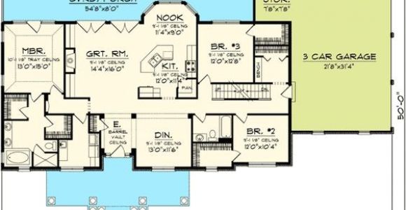 Rambling Ranch House Plans Plan 89821ah 3 Bedroom Rambling Ranch House Plans