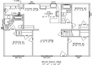 Ranch Home Building Plans Impressive Single Story Ranch Style House Plans 4 Ranch