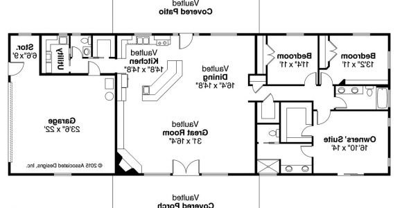 Ranch Home Building Plans Ranch House Plans Ottawa 30 601 associated Designs