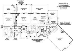 Ranch Home Floor Plans Eco Friendly Spacious Ranch House Plan