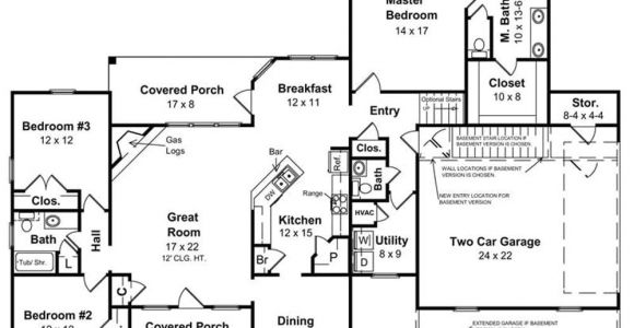 Ranch Home Plans with Basement House Plans for A Ranch Style Home Inspirational Basement