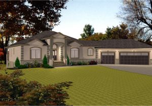 Ranch House Plans with Basement 3 Car Garage Bungalow House Plans with 3 Car Garage