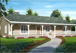 Ranch House Plans with Covered Porch House Plan 20227 at Familyhomeplans Com