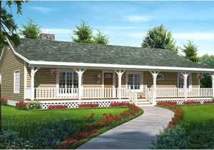 Ranch House Plans with Covered Porch House Plan 20227 at Familyhomeplans Com