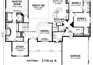 Ranch House Plans with Jack and Jill Bathroom Joseph Douglas Homes 2738 Carrington