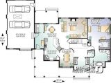 Ranch Style Homes with Open Floor Plans House Plan W2671 Detail From Drummondhouseplans Com