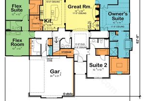 Ranch Style House Plans with 2 Master Suites Dual Master Suite Ranch Home Plans