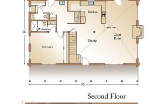 Real Log Homes Floor Plans Montana Cabin Floor Plan by Real Log Homes