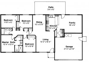 Rectangular Home Plans Entrancing 40 Rectangular House Floor Plans Design Ideas