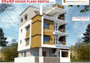 Rental Home Plans 30×40 House Plans In Bangalore for G 1 G 2 G 3 G 4 Floors